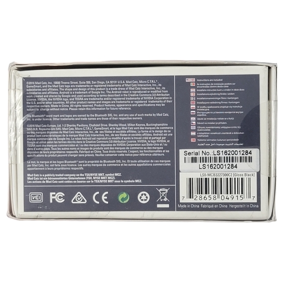 Mad Catz Micro C.T.R.L. Black Mobile Gamepad for Android & Windows - Picture 8 of 8